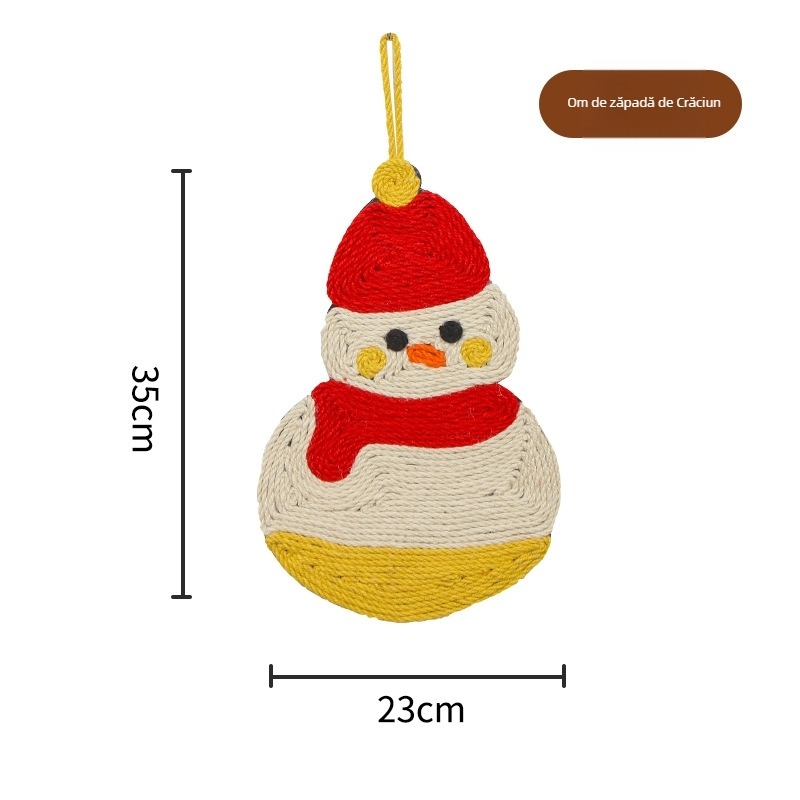 Zgârietor pentru pisici din sisal pentru perete – stil drăguț, rezistent la uzură, economisește spațiul, jucărie pentru pisici