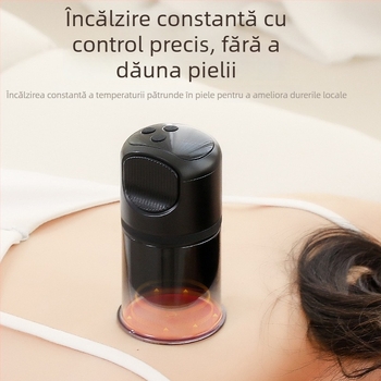 Masaj electric cupping și gua sha cu încălzire, reîncărcabil, universal pentru întregul corp, model DS-A35, greutate 550 g