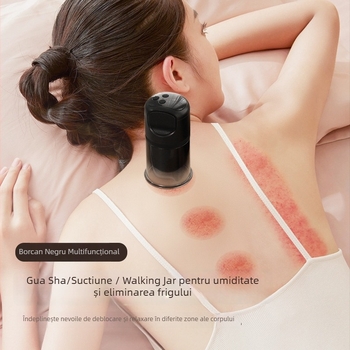 Masaj electric cupping și gua sha cu încălzire, reîncărcabil, universal pentru întregul corp, model DS-A35, greutate 550 g