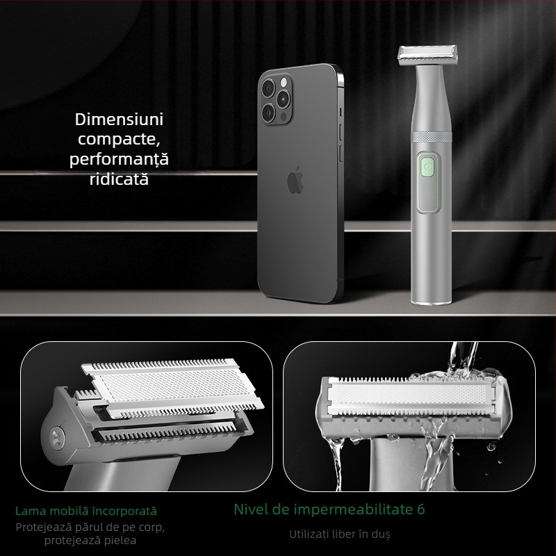 2025 Nouă mașină de ras pentru corp și epilator, model MS-8300, alimentare USB, utilizare umedă și uscată, lame din oțel inoxidabil, carcasă ABS