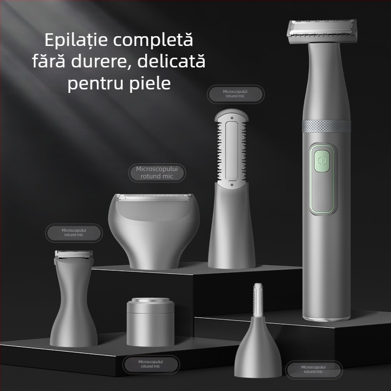 2025 Nouă mașină de ras pentru corp și epilator, model MS-8300, alimentare USB, utilizare umedă și uscată, lame din oțel inoxidabil, carcasă ABS