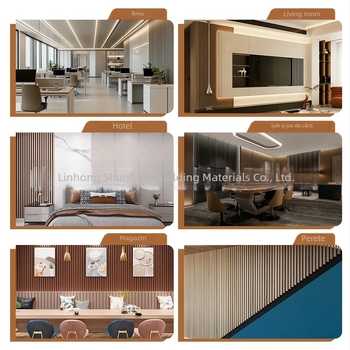 Grilă din WPC pentru perete, semicirculară, cu design în valuri și panou fonoizolant, montaj rapid