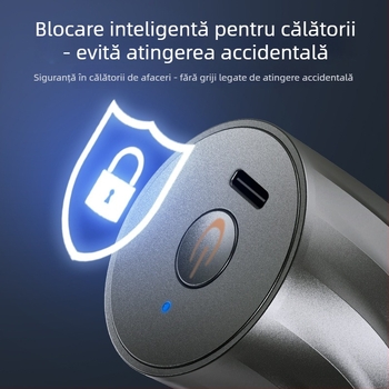 Aparat de ras electric pentru corpul întreg, cap rotativ, baterie încorporată de 100–300 mAh, autonomie de aproximativ 1 oră
