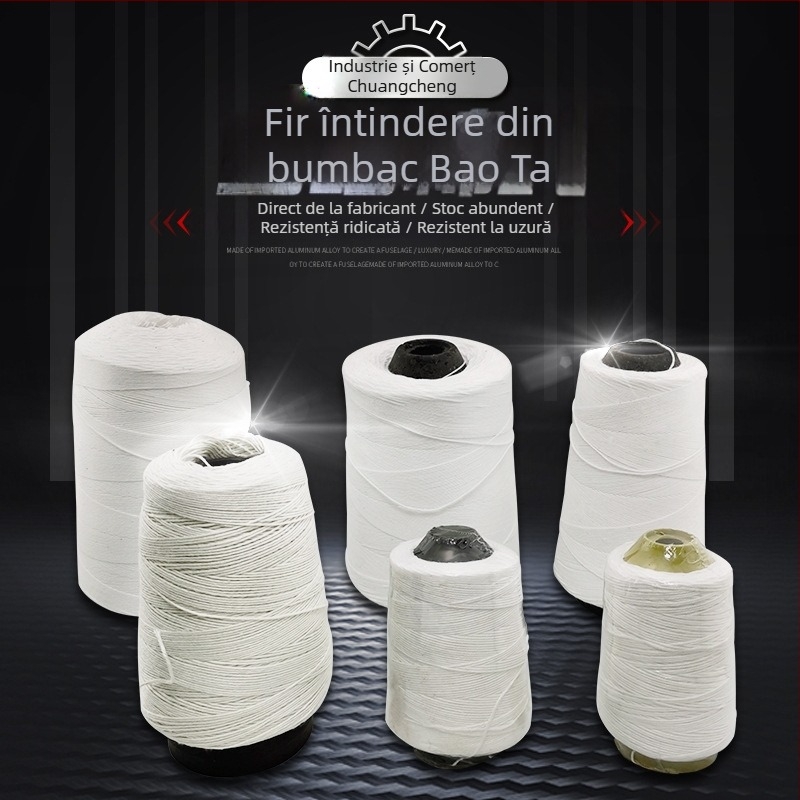 Fir de bumbac pentru construcții Jingming Yang — fir de cusut din bumbac pentru textile, haine, textile de casă, broderie și cusut
