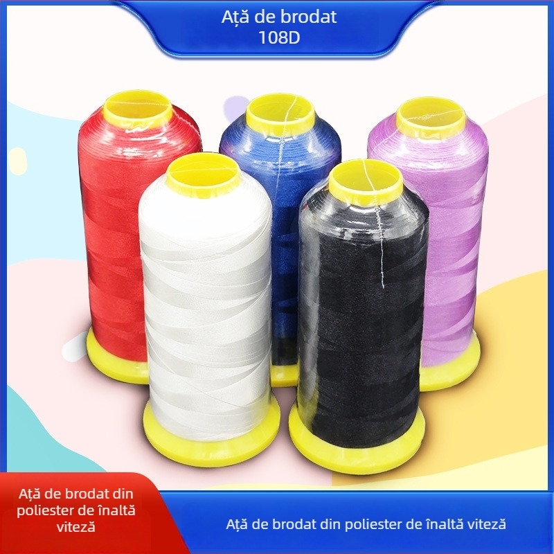 Alice Ață de broderie din poliester 108D/2 pentru cusut, îmbrăcăminte și textile