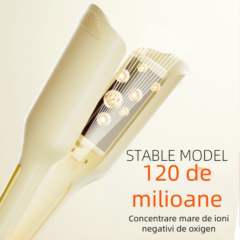 Moriyuki Ondulator de păr pentru rulouri în formă de ou – Ceramică turmalin, 85W, 220V, Sunet cu ioni negativi