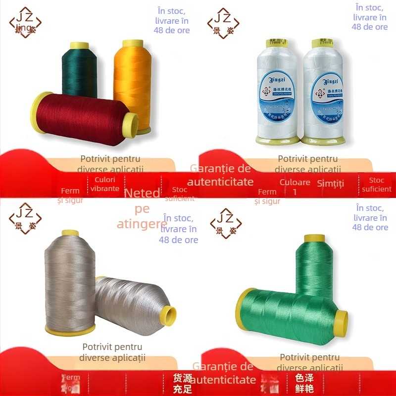 Fir de broderie, poliester-mătase, marca Attraction, pentru haine și textile de casă