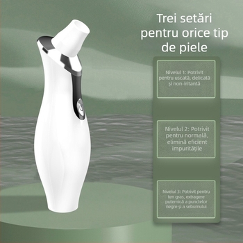 Instrument de curățare facială cu vid pentru eliminarea punctelor negre, model DYM028, Define Beauty, vizibil elimină punctele negre și acneea, 3 niveluri de putere