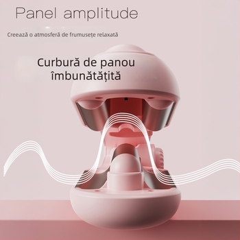 Ondulator cu cilindru în formă de ou, ceramică turmalinată, 3 setări de temperatură, 45W, 220V, potrivit pentru toate tipurile de păr, încălzire rapidă în 10 secunde