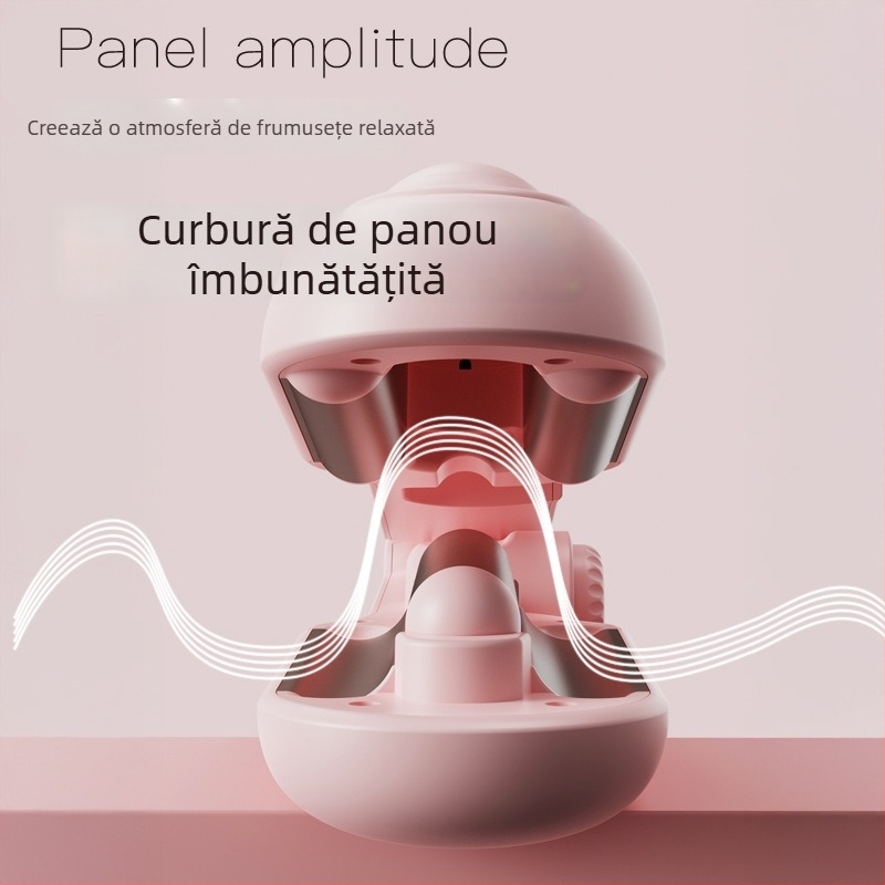Ondulator cu cilindru în formă de ou, ceramică turmalinată, 3 setări de temperatură, 45W, 220V, potrivit pentru toate tipurile de păr, încălzire rapidă în 10 secunde