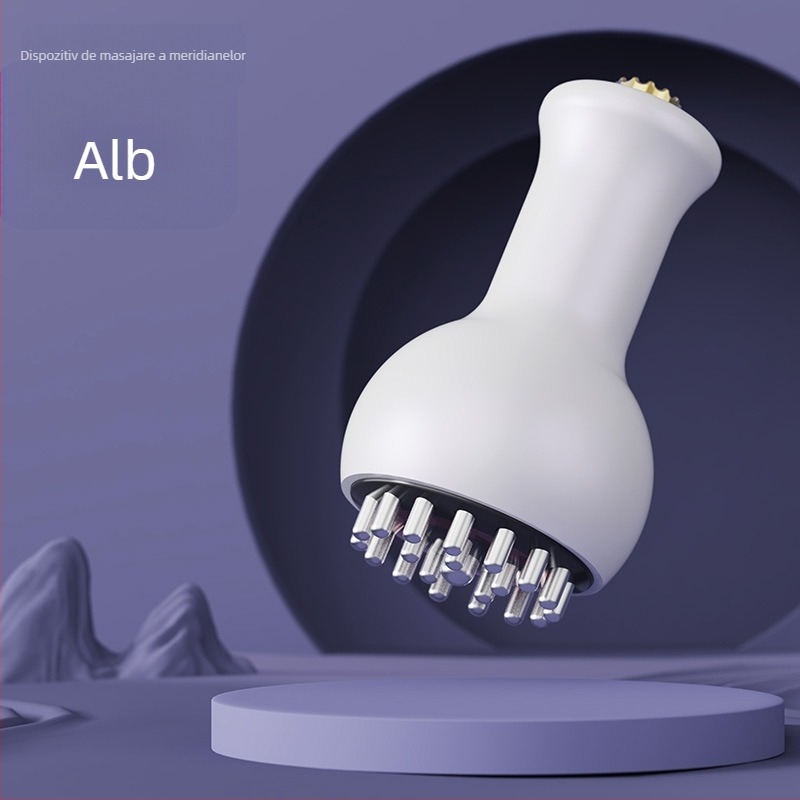 Dispozitiv electric de cupping alimentat USB, pentru întregul corp, instrument Gua Sha pentru masaj și deblocare meridiană, Modelul 001, Greutate 211 g