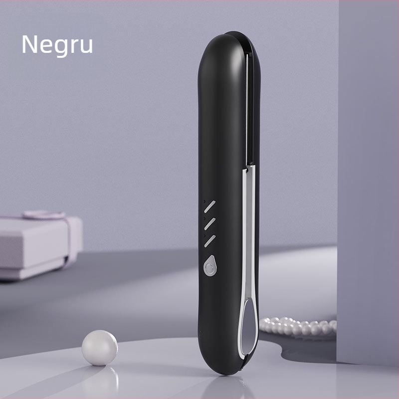 Fier de păr wireless, dual-funcțional: îndreptare și ondulare, încălzire din turmalin-ceramică, 15 trepte de temperatură, potrivit pentru păr ud și uscat