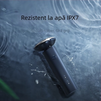 Aparat de ras electric S101 Xiao Mijia, cap rotativ cu 3 lame, baterie încorporată reîncărcabilă 300-500 mAh, autonomie până la 60 de minute, se poate spăla integral.