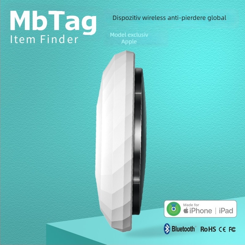 Mb-P18 tracker Bluetooth și locator global pentru iOS, durată de viață a bateriei 1 an, greutate 9 g