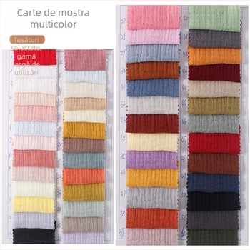 Țesătură pentru pijamale, 100% bumbac, tifon dublu strat și crep dublu, pentru cămăși și îmbrăcăminte