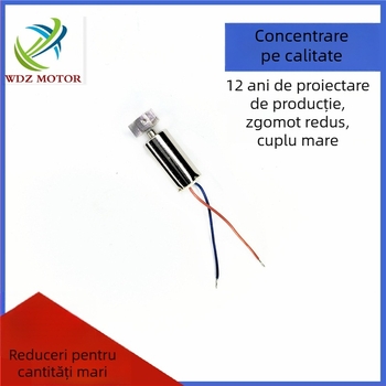 Dispozitiv de curățare facial cu vibrații ultrasonice, motor DC cu perii, micro motor sub 36V