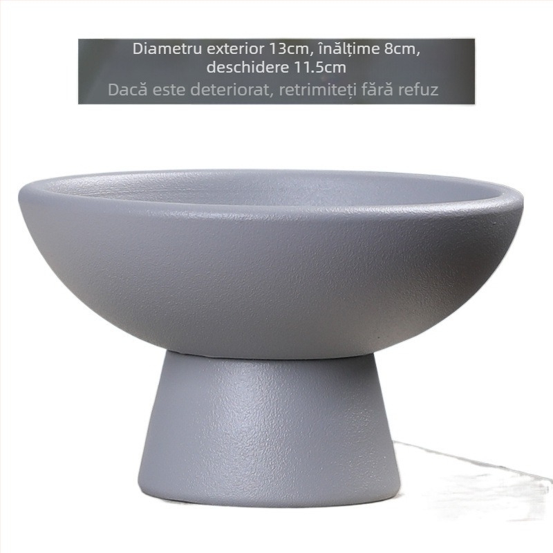 Vas ceramic pentru sferă de mușchi, aranjament floral, plantă hidroponică Narcis — Temperatura optimă de creștere: 1; Iluminare: Neutru; Umiditate: Neutru; Tip plantă: Narcis