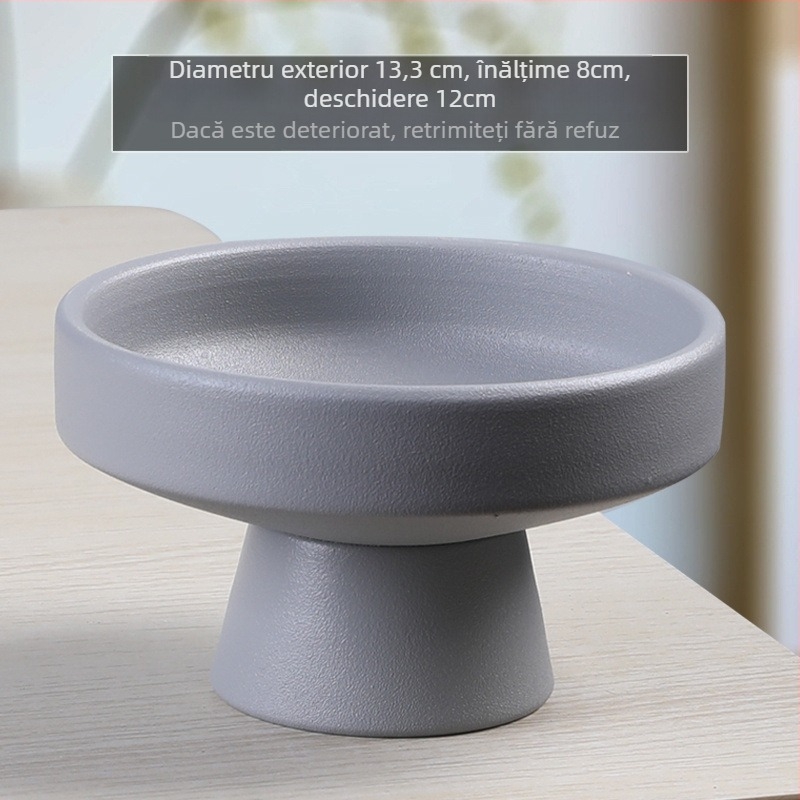 Vas ceramic pentru sferă de mușchi, aranjament floral, plantă hidroponică Narcis — Temperatura optimă de creștere: 1; Iluminare: Neutru; Umiditate: Neutru; Tip plantă: Narcis