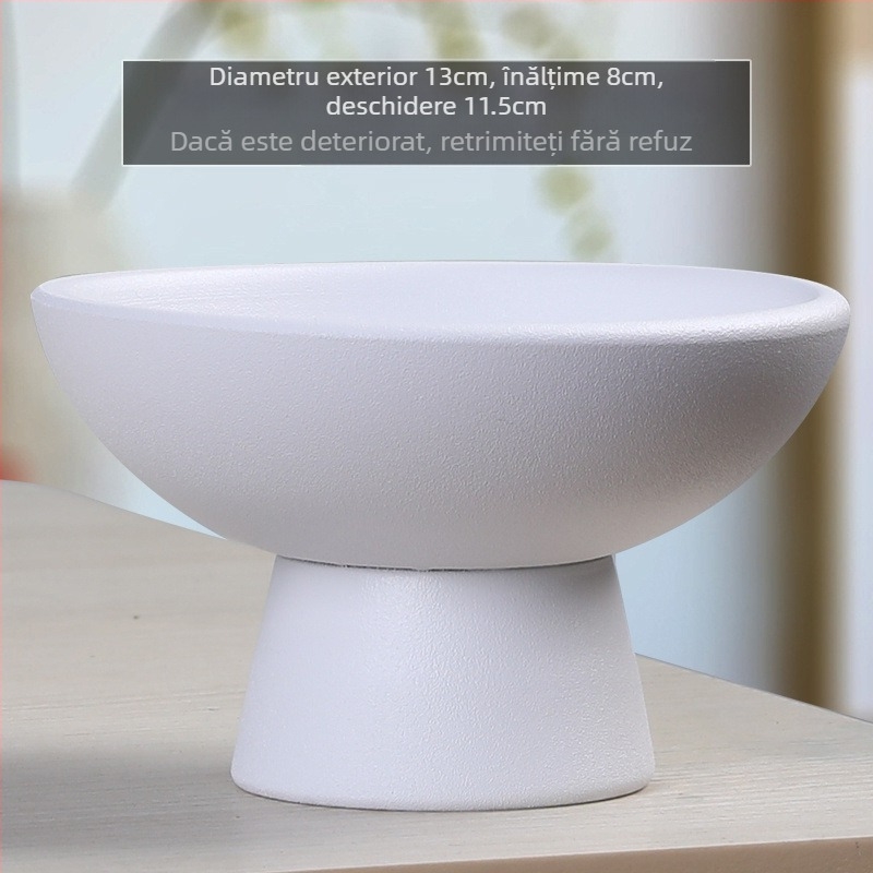 Vas ceramic pentru sferă de mușchi, aranjament floral, plantă hidroponică Narcis — Temperatura optimă de creștere: 1; Iluminare: Neutru; Umiditate: Neutru; Tip plantă: Narcis