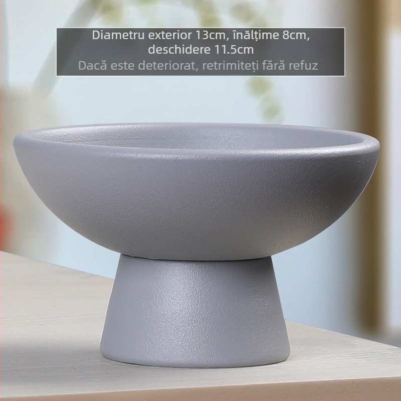 Vas ceramic pentru sferă de mușchi, aranjament floral, plantă hidroponică Narcis — Temperatura optimă de creștere: 1; Iluminare: Neutru; Umiditate: Neutru; Tip plantă: Narcis