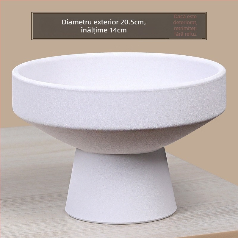 Vas ceramic pentru sferă de mușchi, aranjament floral, plantă hidroponică Narcis — Temperatura optimă de creștere: 1; Iluminare: Neutru; Umiditate: Neutru; Tip plantă: Narcis