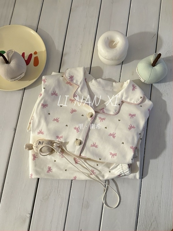 Set pentru copii, unisex, stil coreean, design împărțit, bumbac 89,5%, imprimeu desen animat, potrivit pentru vârsta 3–8 ani, toamnă 2025