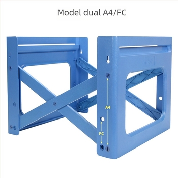 Raft pentru fișiere suspendat, reglabil, din plastic, un nivel