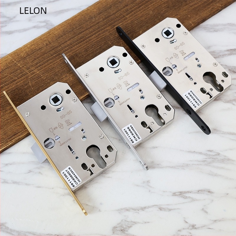 Corp de închidere pentru uși interioare din lemn, încuietoare magnetică silențioasă, oțel inoxidabil, modele RML-39/RML-41, stil modern