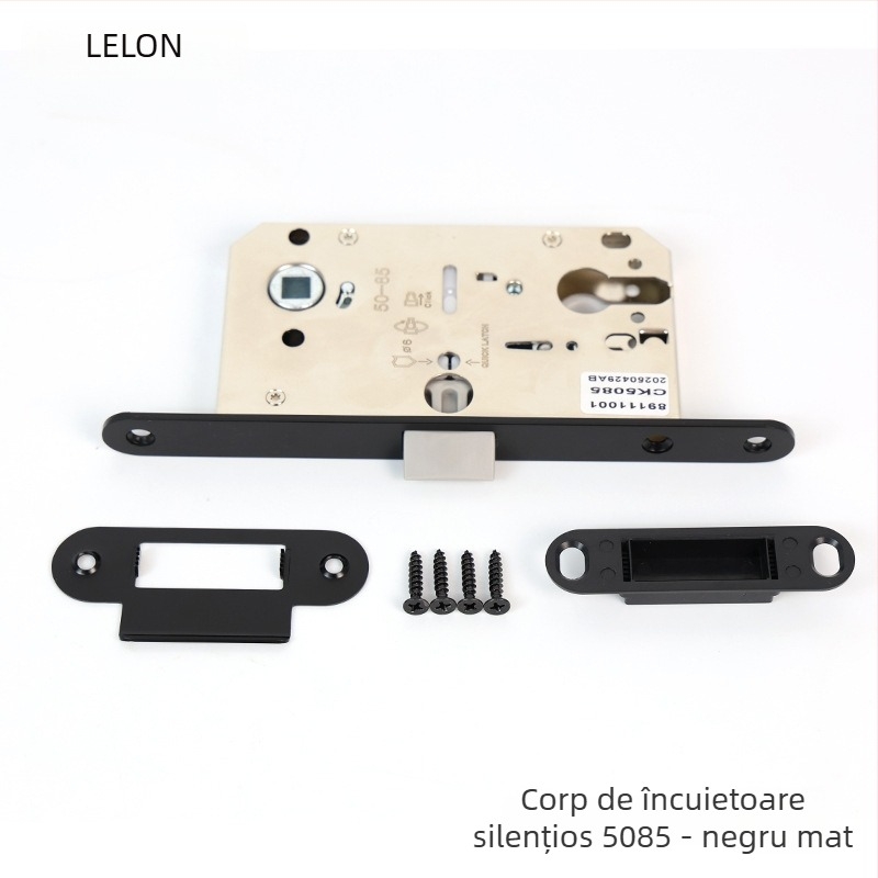 Corp de închidere pentru uși interioare din lemn, încuietoare magnetică silențioasă, oțel inoxidabil, modele RML-39/RML-41, stil modern