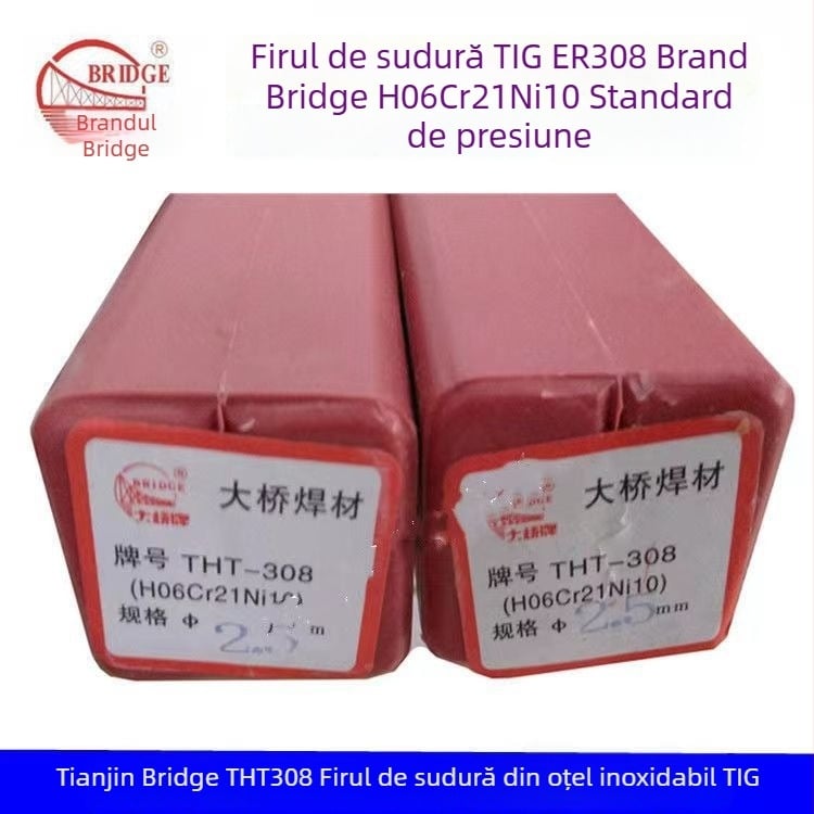 Bridge sârmă de sudură cu arc argon din oțel inoxidabil, clase 304/308/309/316L, sârmă dreaptă, diametru 2,5 mm