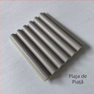 Panou decorativ pentru perete, semicerc din fibră de bambus, stil modern simplu, stil nou chinezesc; montaj disponibil