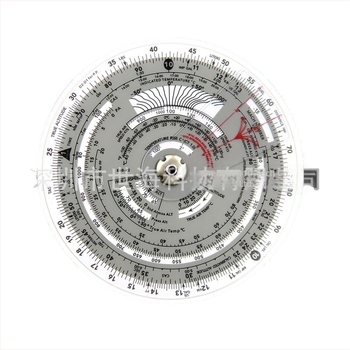 Riglă de navigație pentru zbor cu calculator de azimut încorporat, riglă pătrată, instrument de măsurare multifuncțional