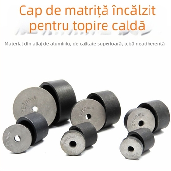 Cap de sudură electric pentru conducte PPR, corp din aliaj de aluminiu, diametru 20–110 mm, temperatură până la 300°C, 800 W