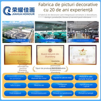 Set de tablouri decorative – folie de cristal, stil modern minimalist, înrămat, ramă din aliaj de aluminiu, set din mai multe piese