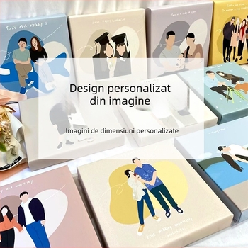 Pictură pe pânză giclée pentru perete, cu ramă din pin: fără ramă, cu ramă sau de atârnat; imprimare de înaltă definiție pe pânză; pictură decorativă în ulei cu oameni și flori.