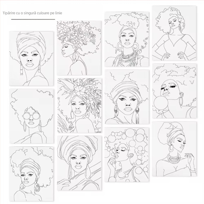 Xuanma Tablă Digitală pentru Pictură – Placă din Bumbac cu Ramă din Pânză, Seria Digital Oil Painting