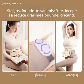 Masaj pentru arderea grăsimilor cu vibrație și compresie caldă, alimentare USB, control computerizat, până la 4 capete de masaj, transmisie variabilă continuă