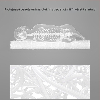 Pat pentru câini – țesătură Ice Silk nylon, respirabilă, lavabilă, pernă îmbunătățită, Petalent