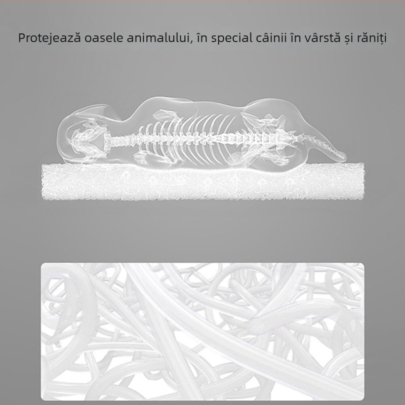 Pat pentru câini – țesătură Ice Silk nylon, respirabilă, lavabilă, pernă îmbunătățită, Petalent