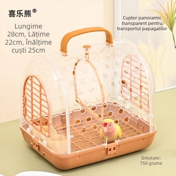 Cușcă portabilă pentru ieșiri cu papagal și geantă de transport pentru păsări, Brand Happy Parrot, Material: Altele, Origine: Shandong, Fără import