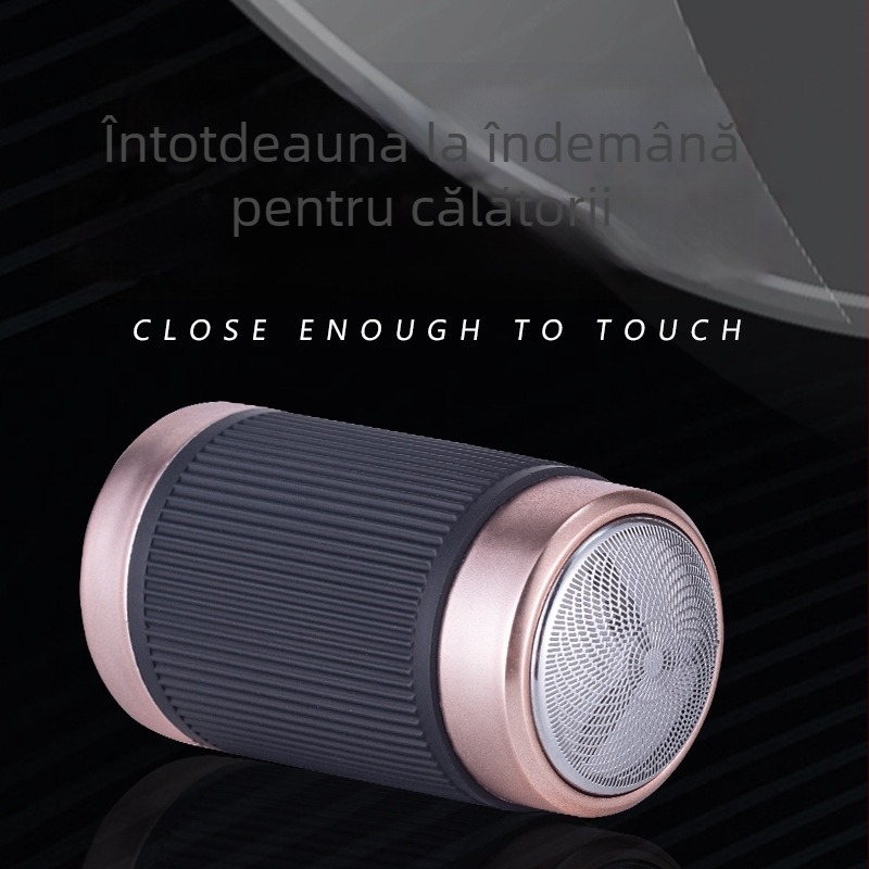 Aparat de ras electric – USB reîncărcabil, baterie încorporată, cap rotativ cu 3 lame, impermeabil pentru întreg corpul, zgomot redus, compact și portabil