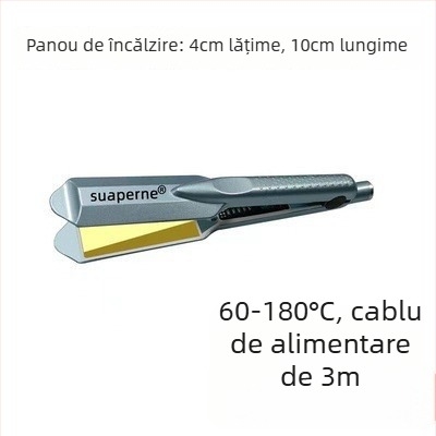 Îndreptător de păr F3 cu afișaj digital al temperaturii, încălzire la temperatură constantă, placă de încălzire 21–30 mm, aliaj ecologic