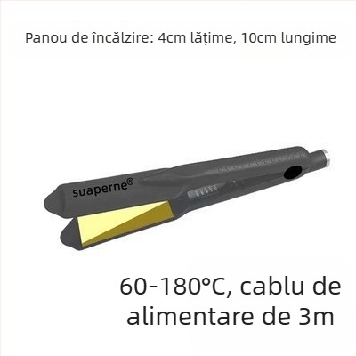 Îndreptător de păr F3 cu afișaj digital al temperaturii, încălzire la temperatură constantă, placă de încălzire 21–30 mm, aliaj ecologic
