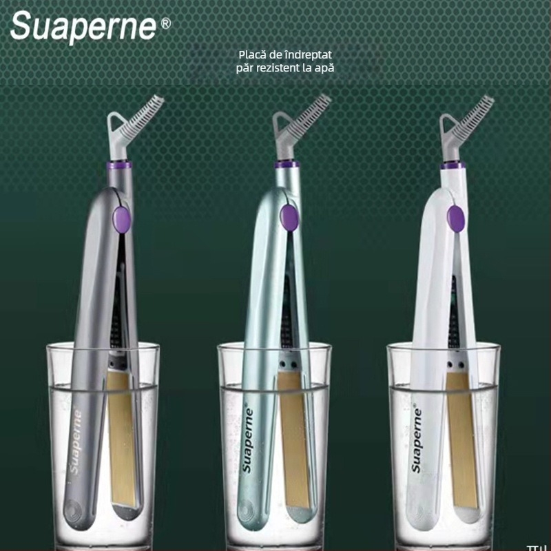 Îndreptător de păr F3 cu afișaj digital al temperaturii, încălzire la temperatură constantă, placă de încălzire 21–30 mm, aliaj ecologic