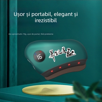 Dispozitiv electric de gua sha pentru față, control al temperaturii 30–50°C, model JZ-165, alimentare USB, ABS