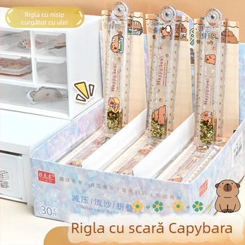 Riglă centimetrică din plastic Hengci DPTC-49