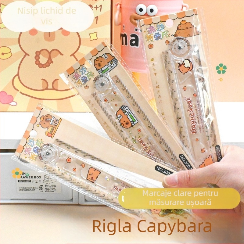 Riglă centimetrică din plastic Hengci DPTC-49