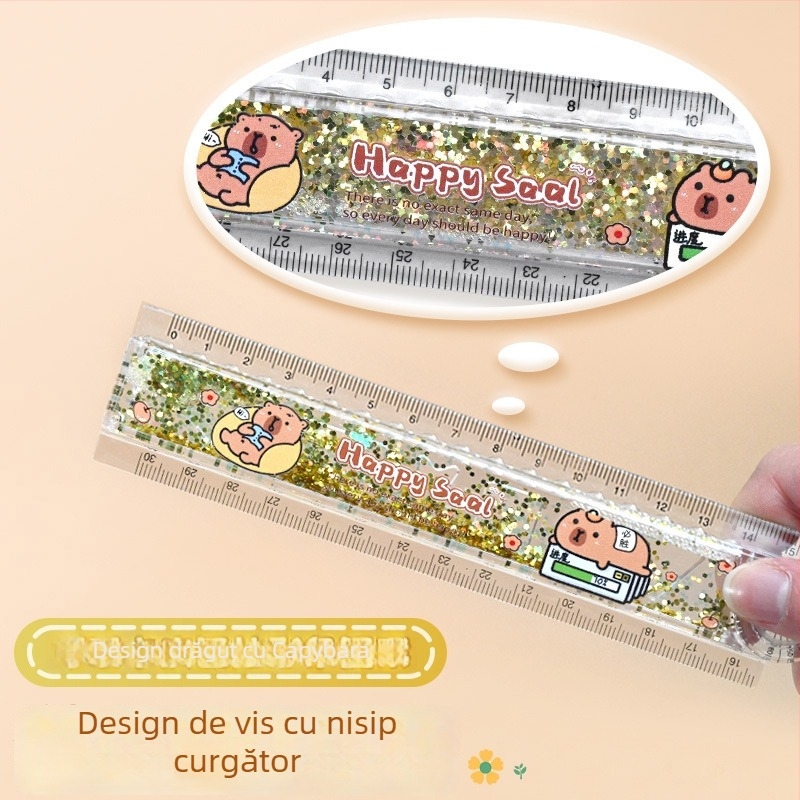 Riglă centimetrică din plastic Hengci DPTC-49