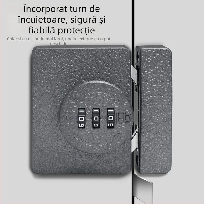 Încuietoare pentru dulap fără găuri, 83-11 combinație, aliaj zinc, Jiadicheng, pentru uși și sertare ale dulapului