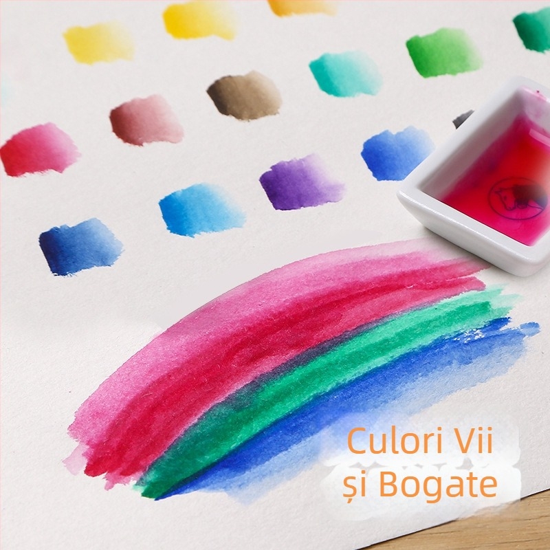 Set de acuarele Marie’s – pigmenți, 12 ml capacitate, pentru pictură în acuarelă